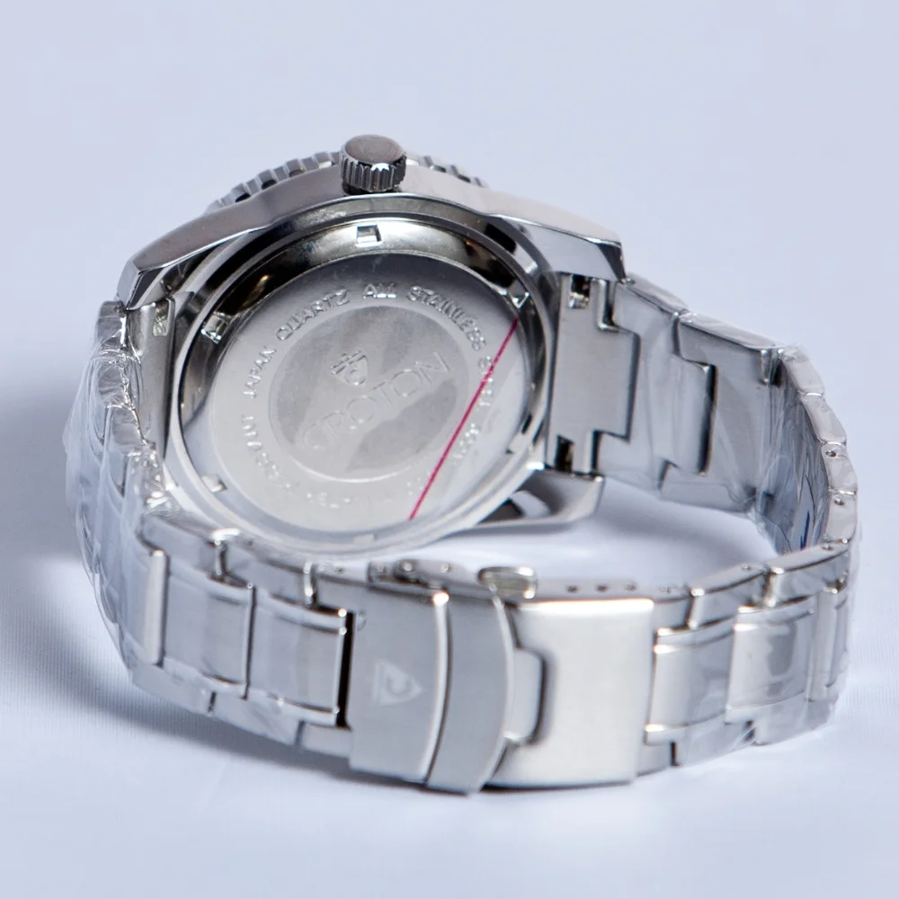 Croton Mens Pepsi Bezel Stainless Diver Style Watch